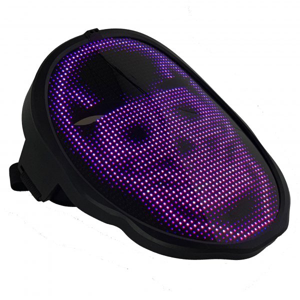 luminous mask with programmable transforming